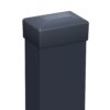 Stâlp Gard Antracit 60x40x2200 mm cu capac PVC - Pret Online
