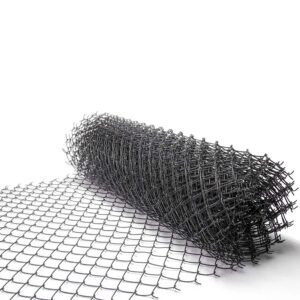 Plasă împletită plastifiată antracit ∅ 3.5 mm H=1800 lungime 15 m - Pret-Online.ro