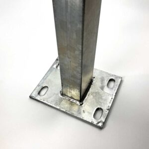 Stalp gard zincat cu talpa 60x40 mm - Pret-Online.ro