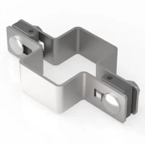 Colier prindere panou ∅4 mm, 60x40 mm, Zincat